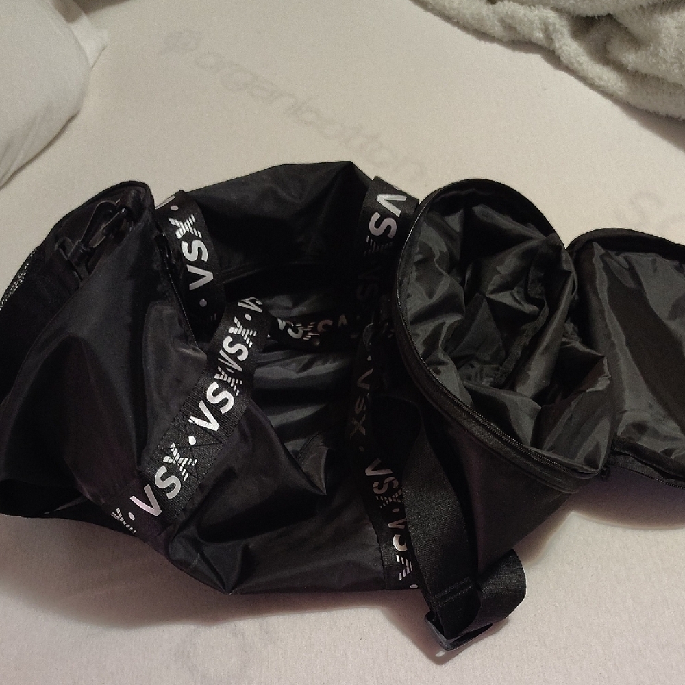 Victoria's Secret Black Overnight Bag